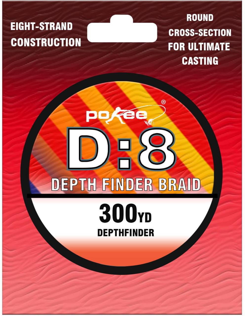 Pokee D:8 Depth Finder Braid 600Yd