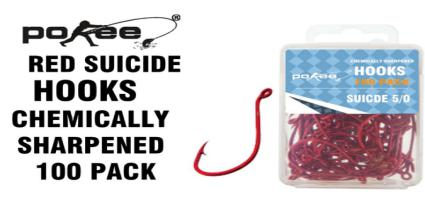 Pokee Black Circle Hooks - Chemically Sharpened Value Pack