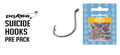 Pokee Red Suicide Hooks - Chemically Sharpened 100 Pack